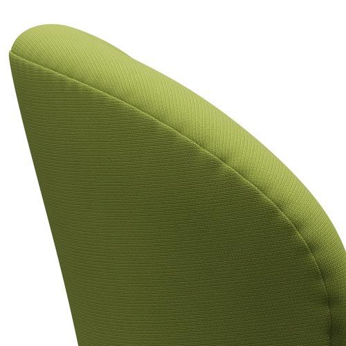 Fritz Hansen Swan Lounge Chair, Brown Bronz/Fame Light Grass Green