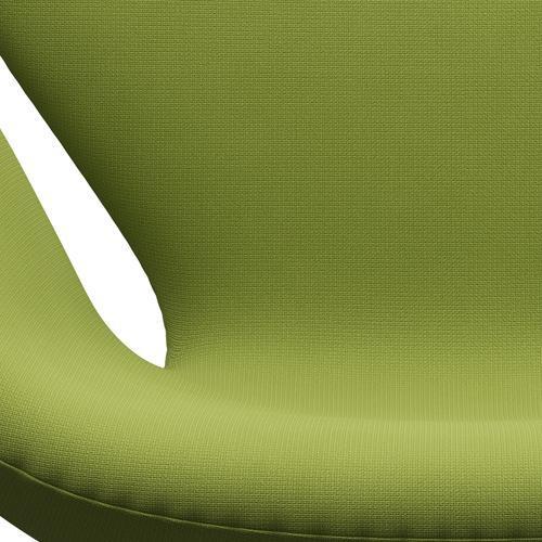 Fritz Hansen Swan Lounge Chair, Brown Bronz/Fame Light Grass Green