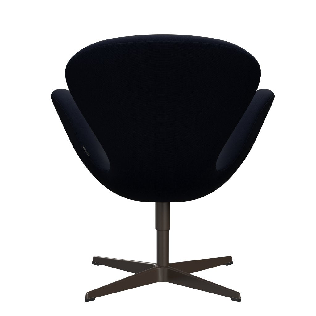 Fritz Hansen Swan Lounge Chair, Brown Bronze/Fame Navy (66061)