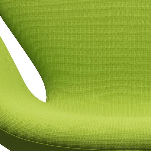 Fritz Hansen Swan Lounge Chair, Brown Bronz/Fame Neon Green