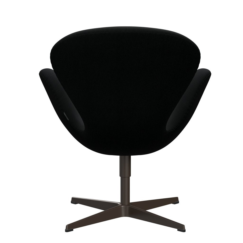 Fritz Hansen Swan Lounge Chair, Brown Bronz/Fame Black