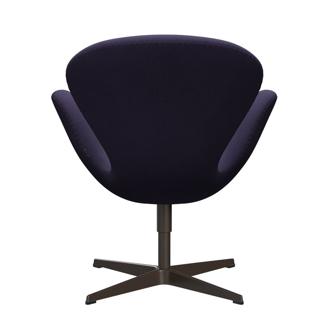 Fritz Hansen Swan Lounge Chair, Brown Bronz/Fame Violet Dark