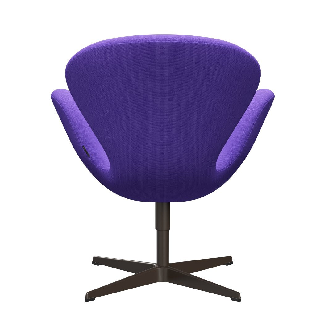 Fritz Hansen Swan Lounge Chair, Brown Bronz/Fame Violet Light