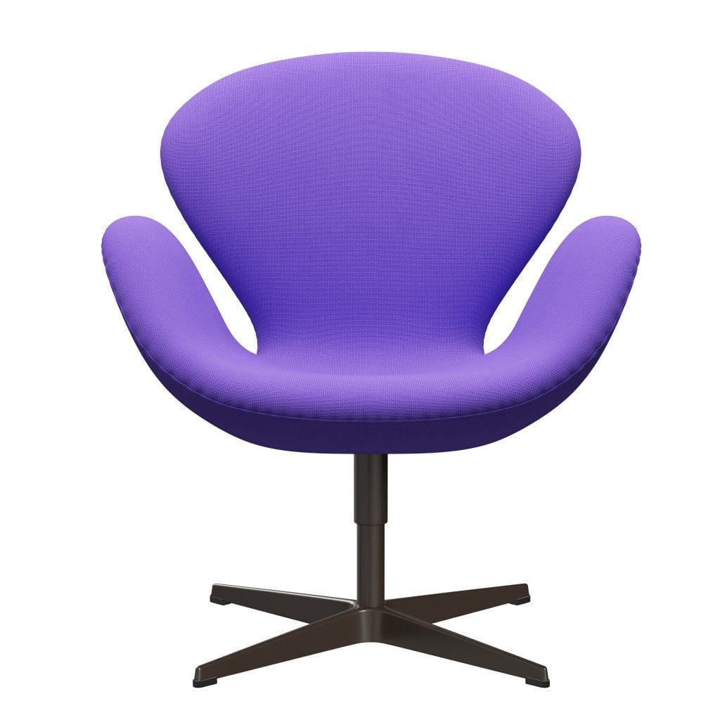 Fritz Hansen Swan Lounge Chair, Brown Bronz/Fame Violet Light