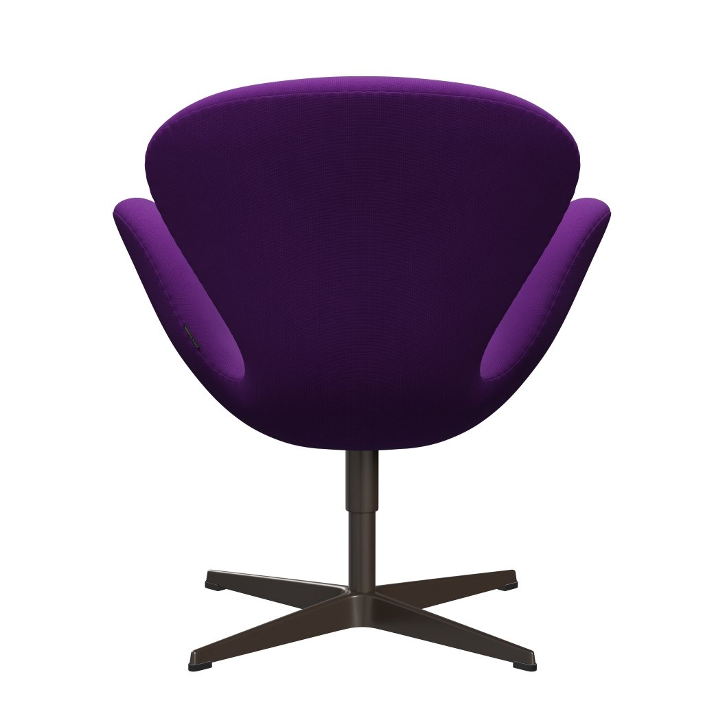 Fritz Hansen Swan Lounge Chair, Brown Bronz/Fame Violet