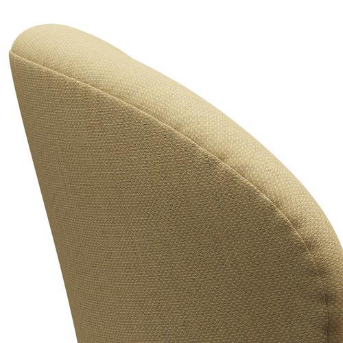 Fritz Hansen Swan Lounge Chair, Brown Bronze/Fiord Fine Yellow