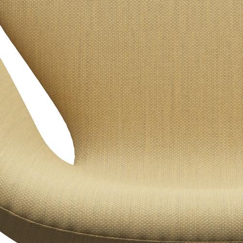 Fritz Hansen Swan Lounge Chair, Brown Bronze/Fiord Fine Yellow