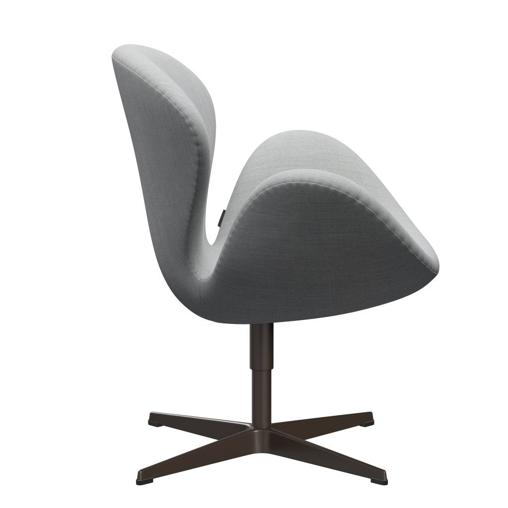 Fritz Hansen Swan Lounge Chair, Brown Bronz/Fiord Grey/Medium Grey