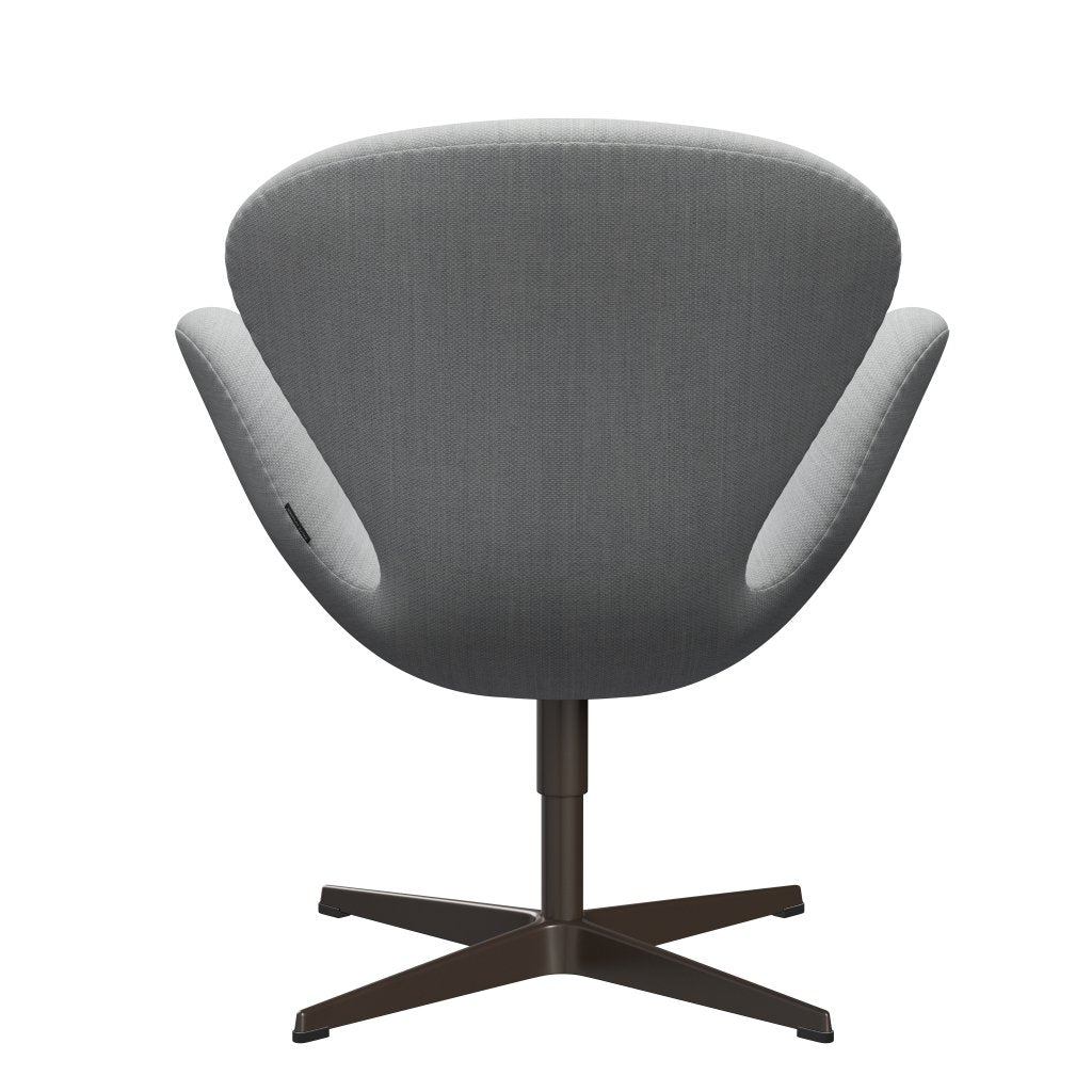 Fritz Hansen Swan Lounge Chair, Brown Bronz/Fiord Grey/Medium Grey