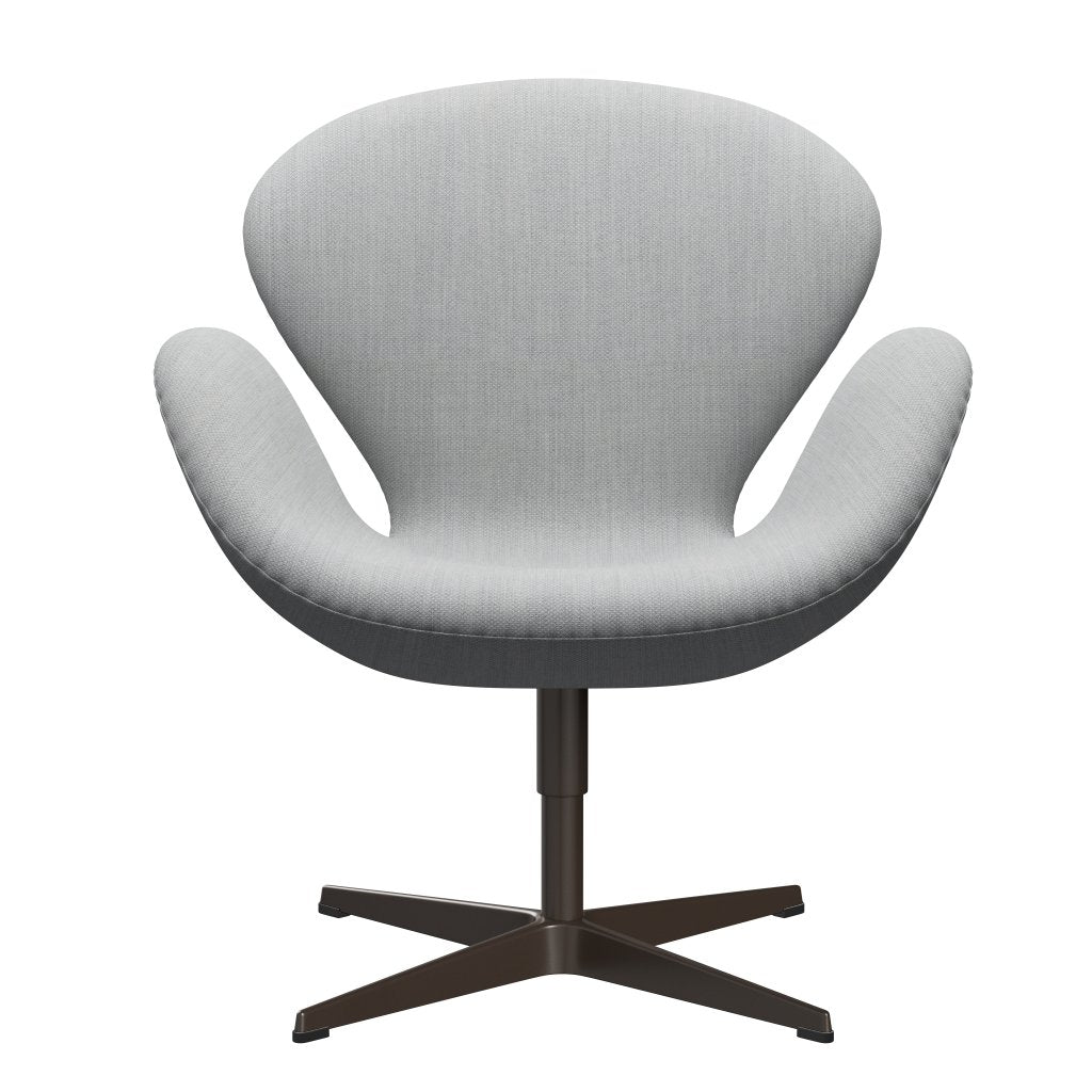 Fritz Hansen Swan Lounge Chair, Brown Bronz/Fiord Grey/Medium Grey