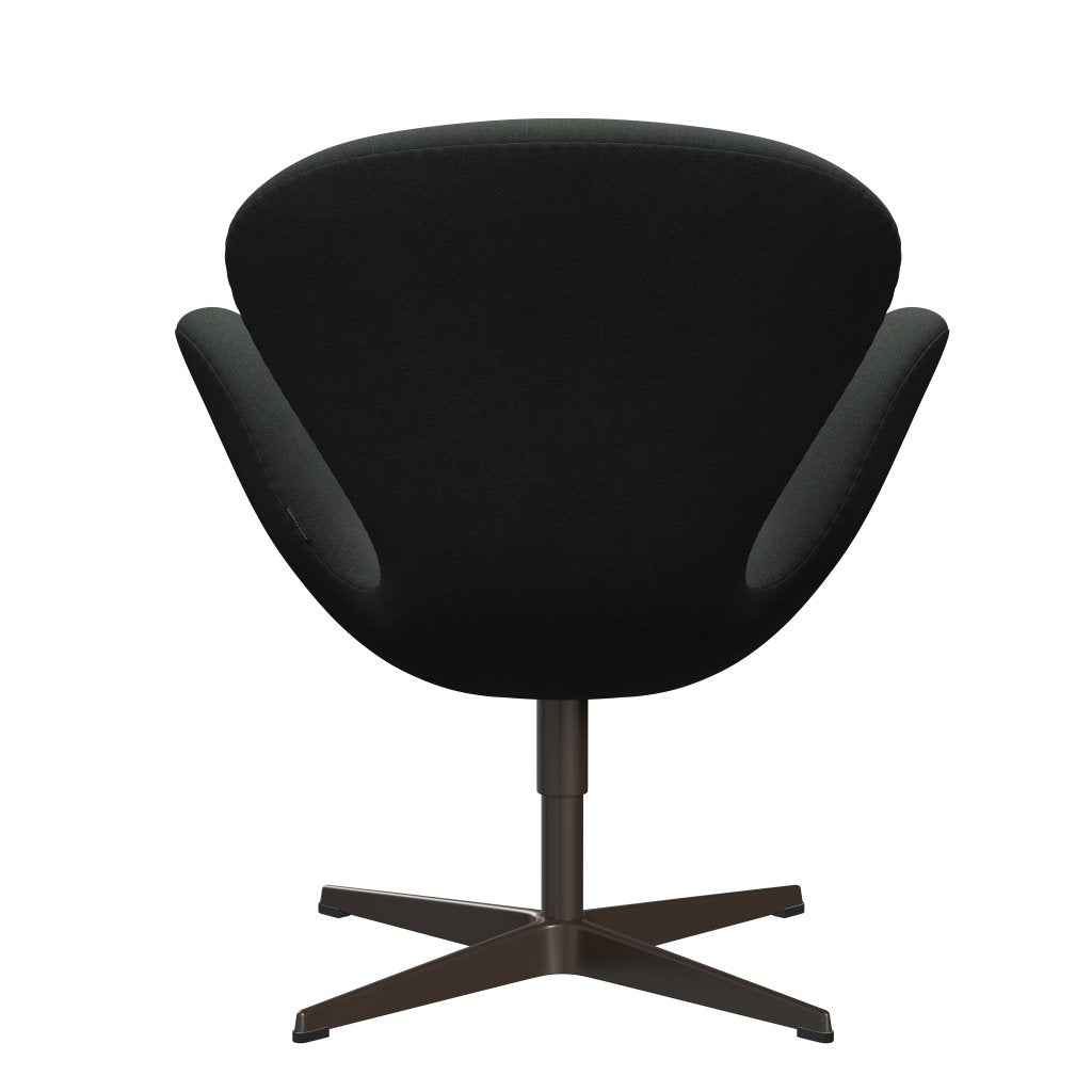 Fritz Hansen Swan Lounge Chair, Brown Bronze/Fiord Black vícebarevné