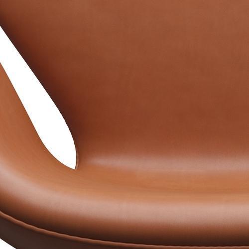 Fritz Hansen Swan Lounge Chair, Brown Bronz/Grace Walnut