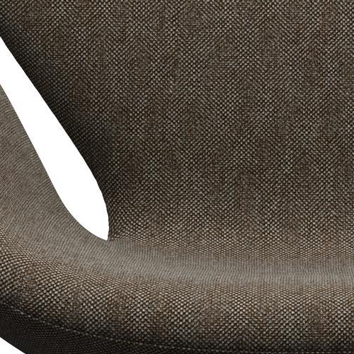 Fritz Hansen Swan Lounge Chair, Brown Bronz/Hallingdal Brown/Grey