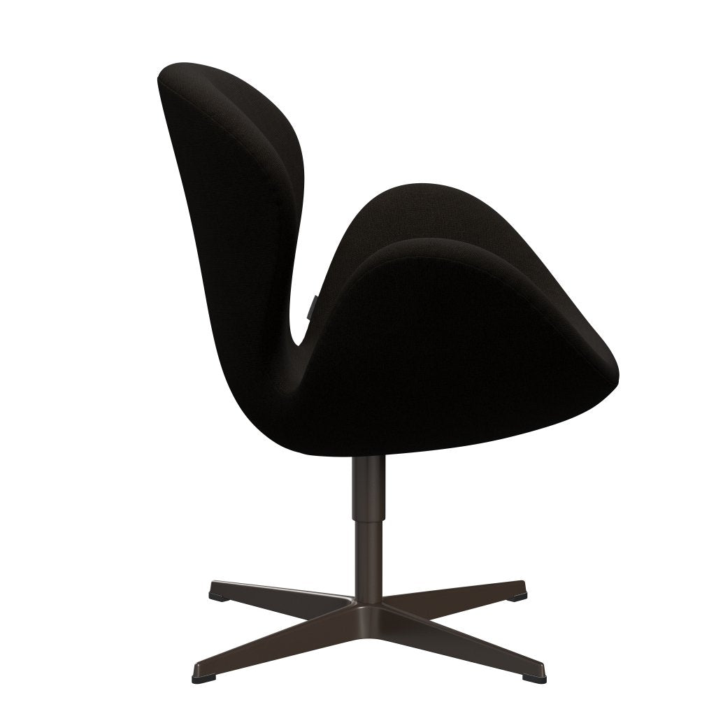 Fritz Hansen Swan Lounge Chair, Brown Bronz/Hallingdal tmavě hnědá