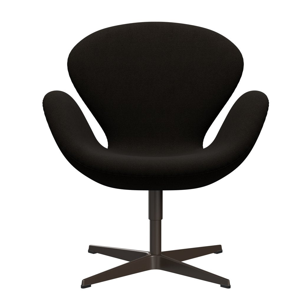 Fritz Hansen Swan Lounge Chair, Brown Bronz/Hallingdal tmavě hnědá