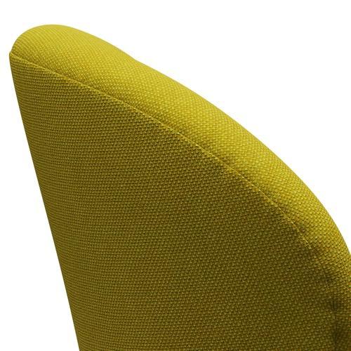 Fritz Hansen Swan Lounge Chair, Brown Bronz/Hallingdal Yellow/Green