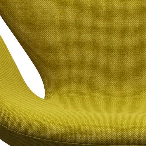 Fritz Hansen Swan Lounge Chair, Brown Bronz/Hallingdal Yellow/Green