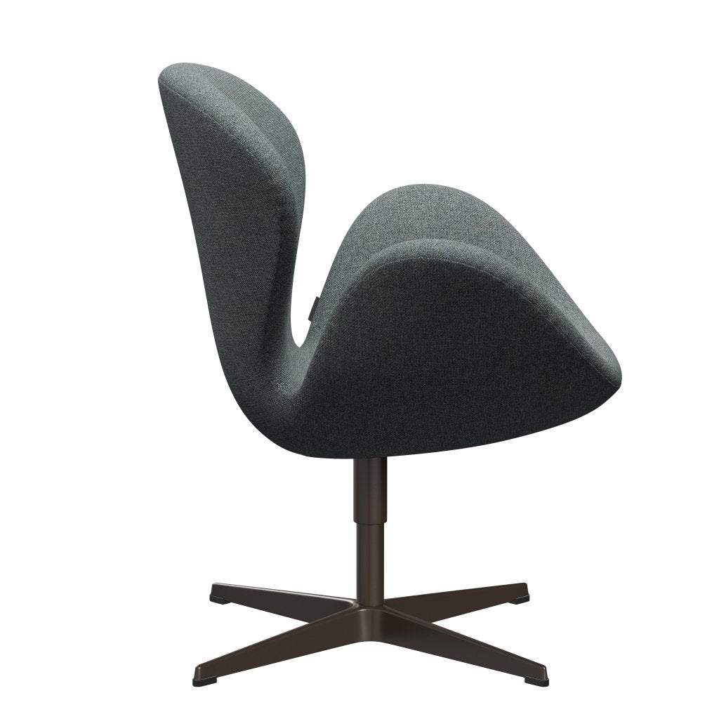 Fritz Hansen Swan Lounge Chair, Brown Bronz/Hallingdal Grey