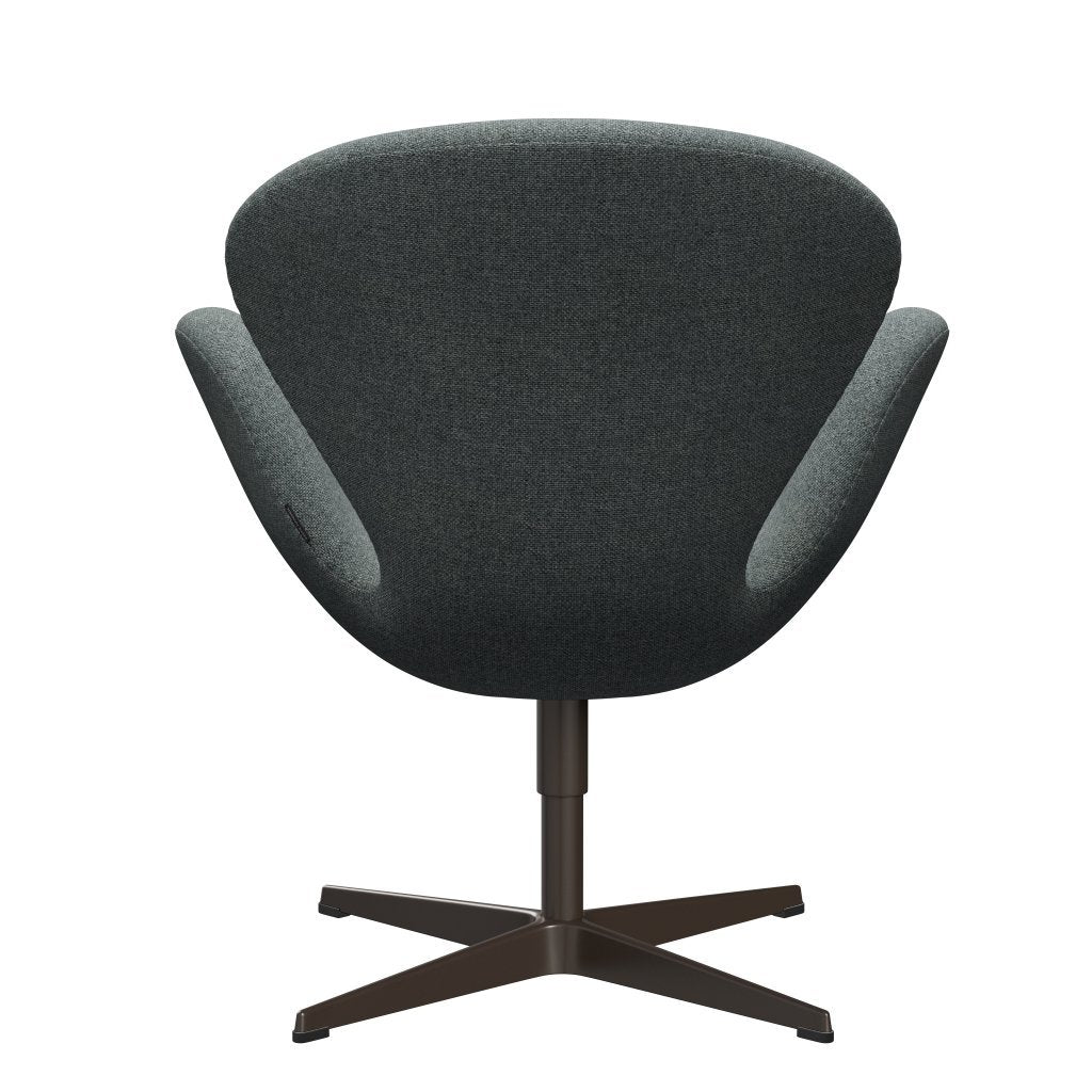 Fritz Hansen Swan Lounge Chair, Brown Bronz/Hallingdal Grey