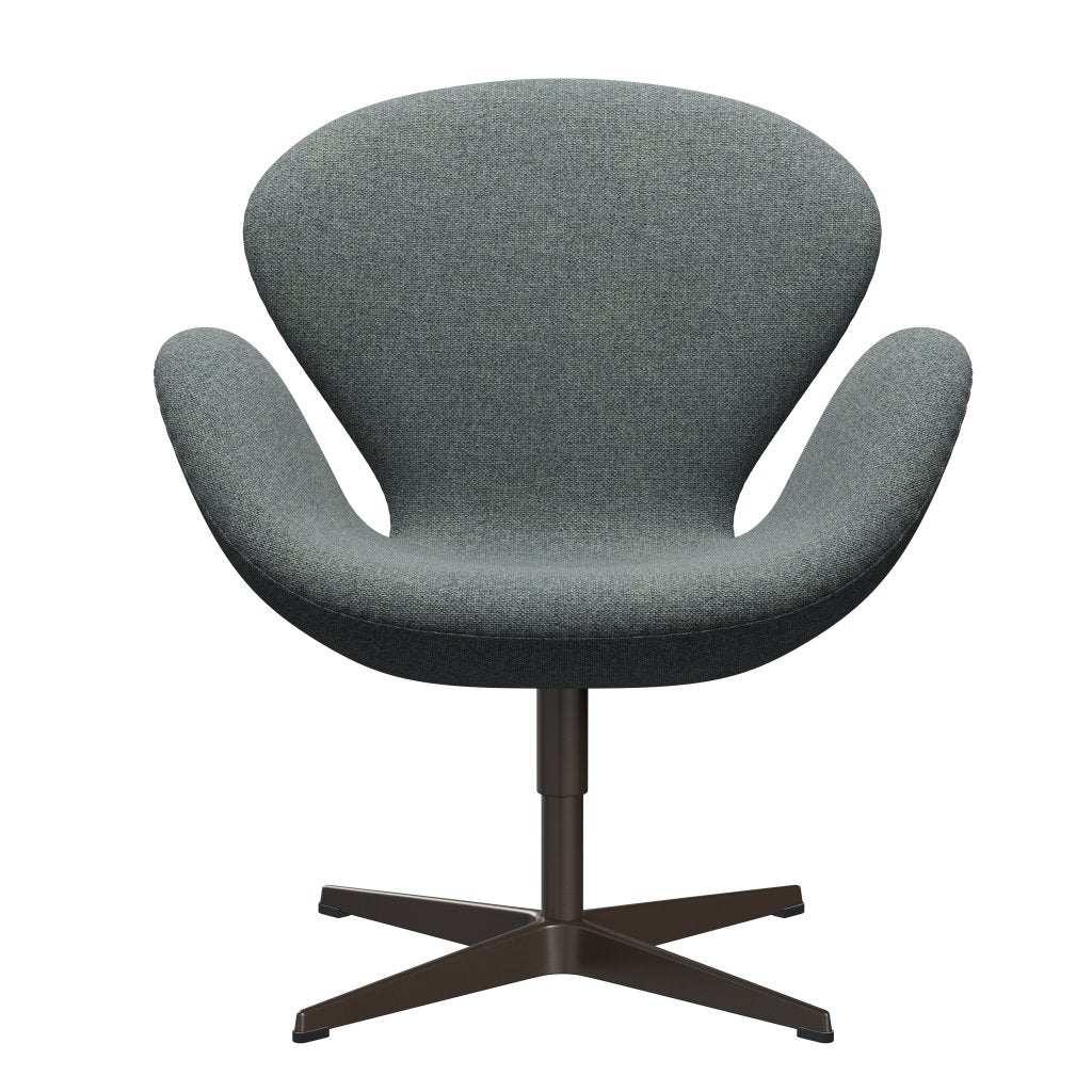 Fritz Hansen Swan Lounge Chair, Brown Bronze/Hallingdal Grey