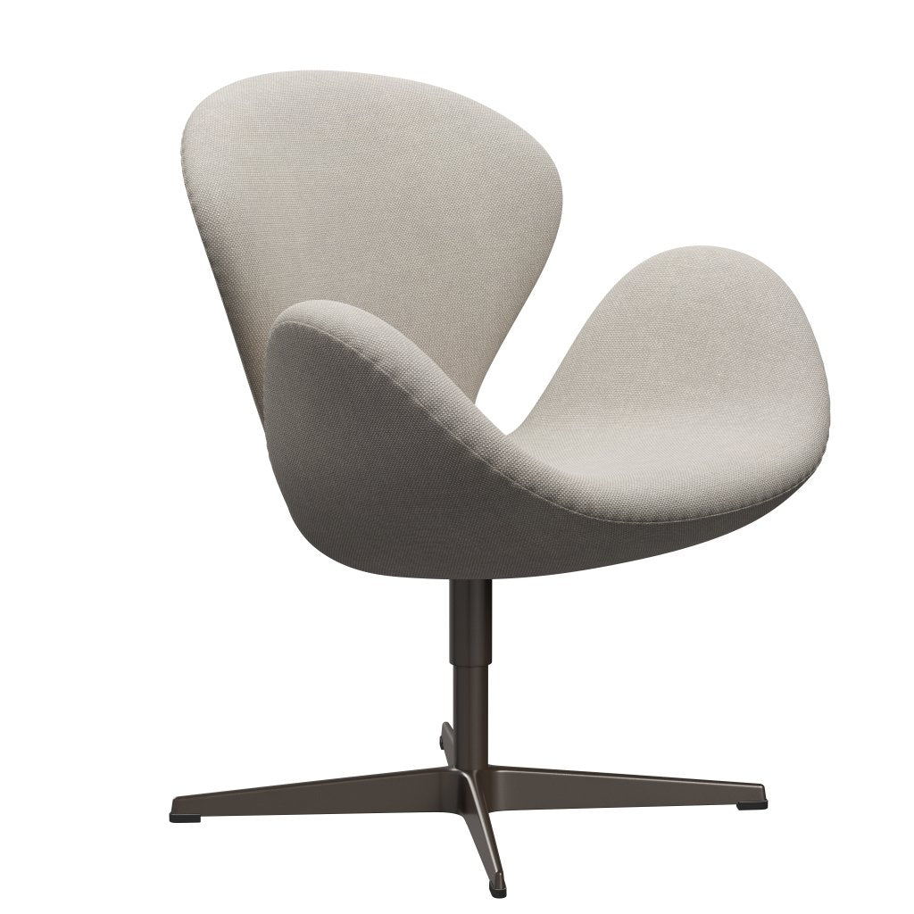 Lounge Fritz Hansen Swan Lounge, hnědý bronz/Hallingdal Light Grey (103)