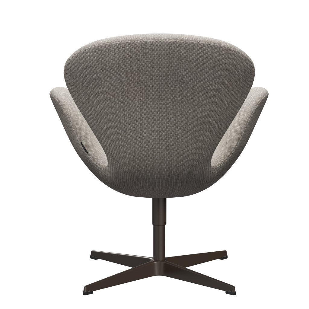 Lounge Fritz Hansen Swan Lounge, hnědý bronz/Hallingdal Light Grey (103)