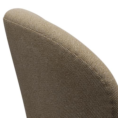 Fritz Hansen Swan Lounge Chair, hnědý bronz/Hallingdal Sand Dark