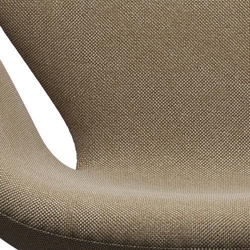 Fritz Hansen Swan Lounge Chair, hnědý bronz/Hallingdal Sand Dark