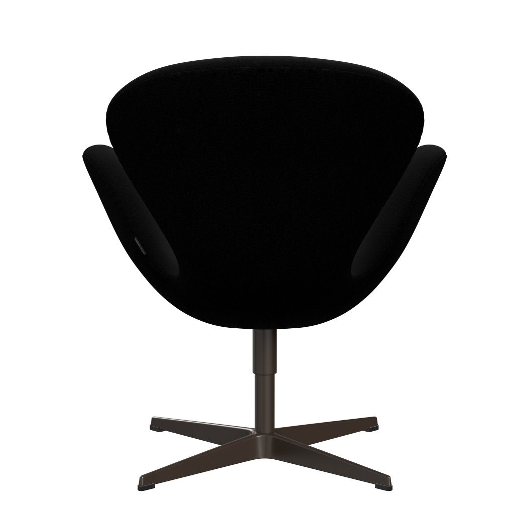 Fritz Hansen Swan Lounge Chair, Brown Bronze/Hallingdal Black