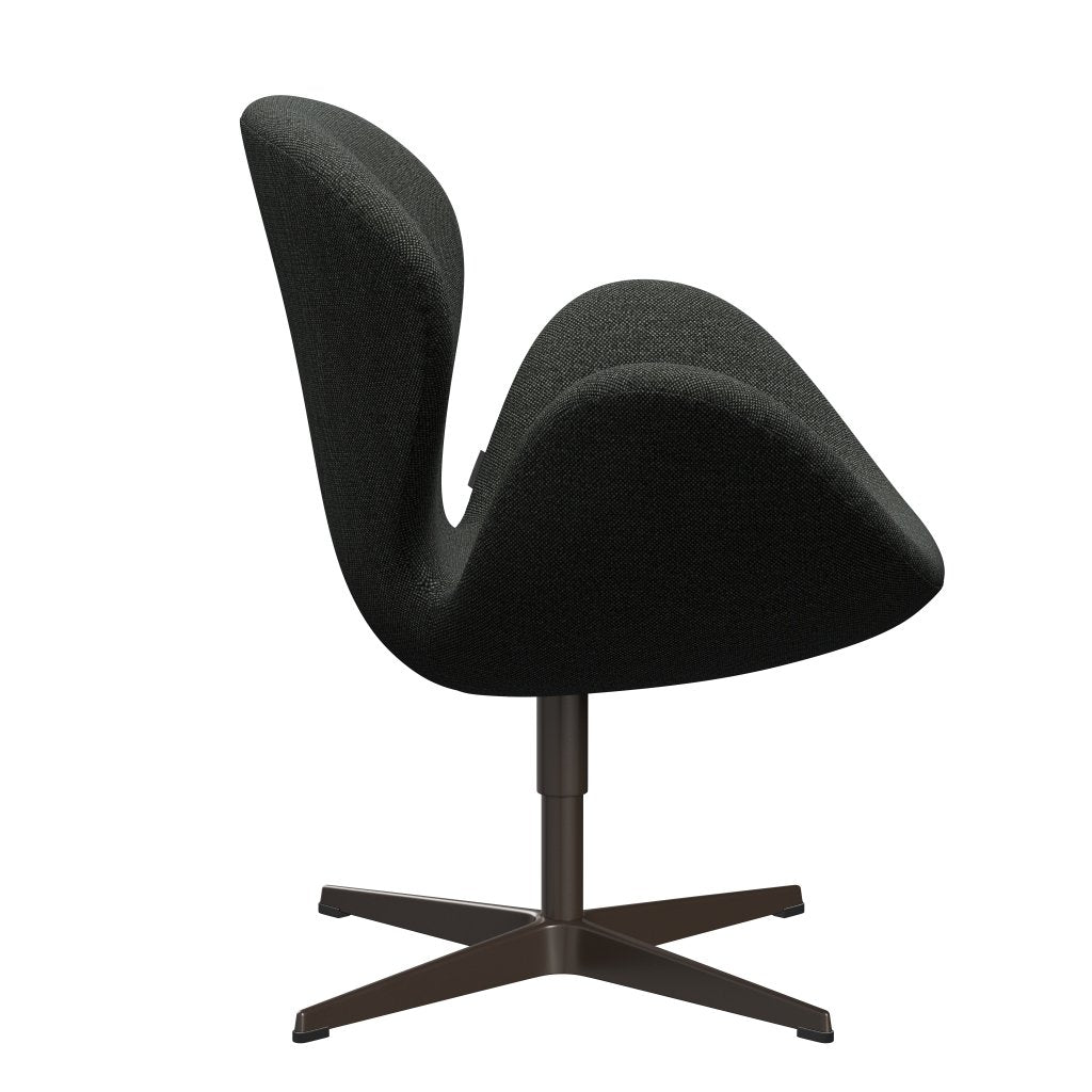 Lounge židle Fritz Hansen Swan, Brown Bronze/Hallingdal Black/Grey (368)