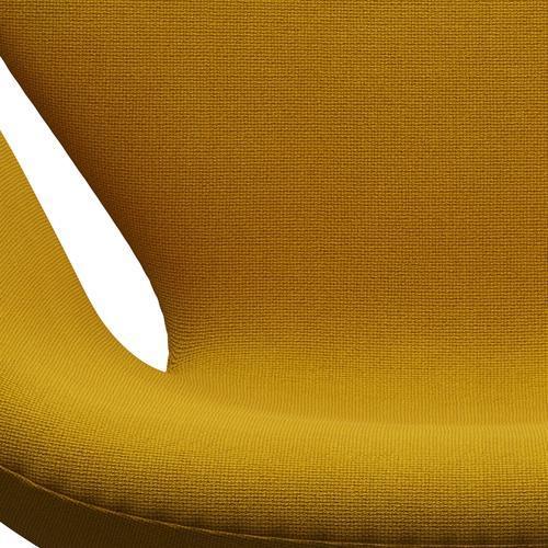 Fritz Hansen Swan Lounge Chair, Brown Bronze/Hallingdal hořčice