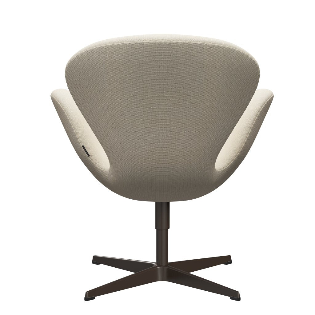 Fritz Hansen Swan Lounge Chair, Brown Bronz/Hallingdal Wool White