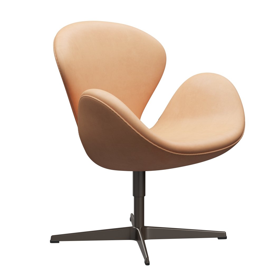 Fritz Hansen Swan Lounge Chair, Brown Bronz/Nature Nature