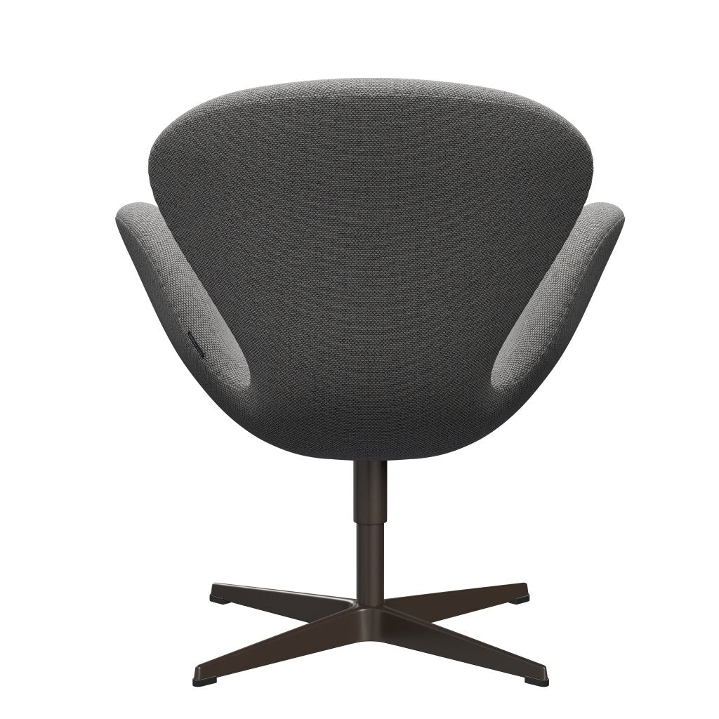 Fritz Hansen Swan Lounge Chair, Brown Bronz/Re Wool Wool White/Natural