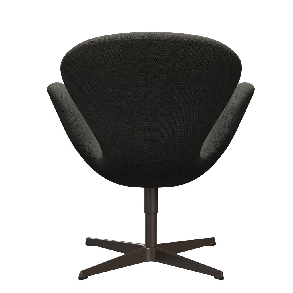 Lounge židle Fritz Hansen Swan, Brown Bronz/Rime Dark Grey/Khaki