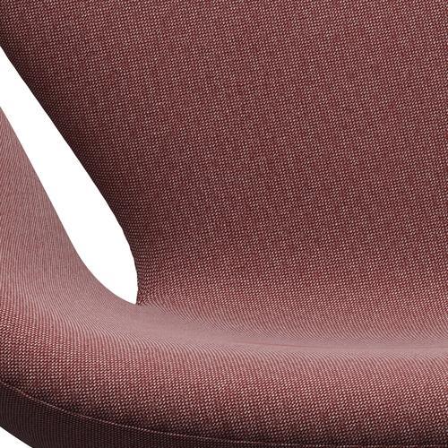 Fritz Hansen Swan Lounge Chair, Brown Bronz/Rime Dark Red/White