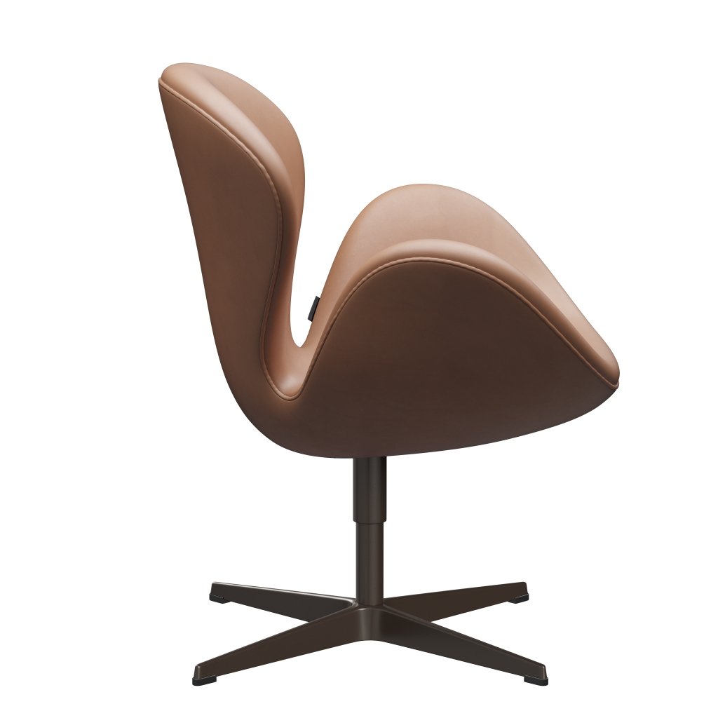 Fritz Hansen Swan Lounge Chair, hnědý bronz/rustikální rustikální