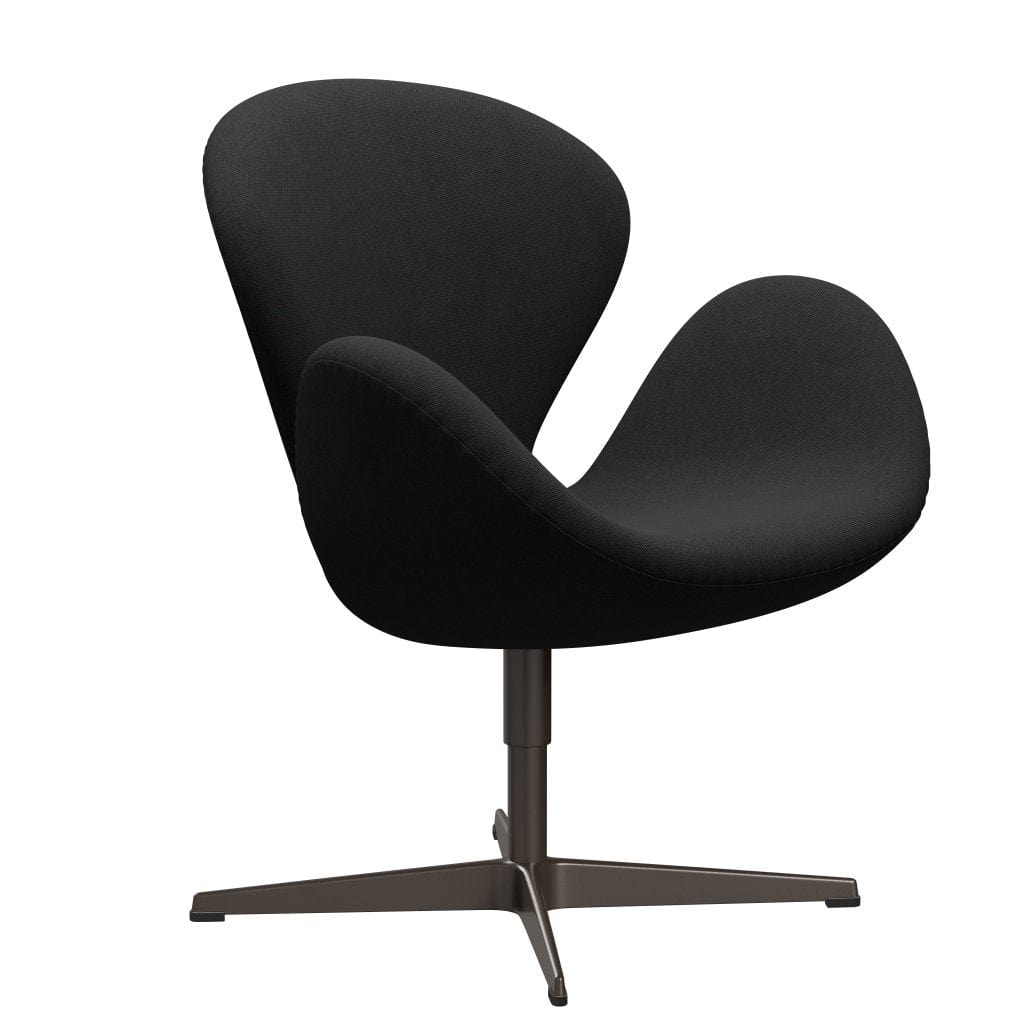 Fritz Hansen Swan Lounge Chair, Brown Bronze/Steelcut tmavě hnědá (380)