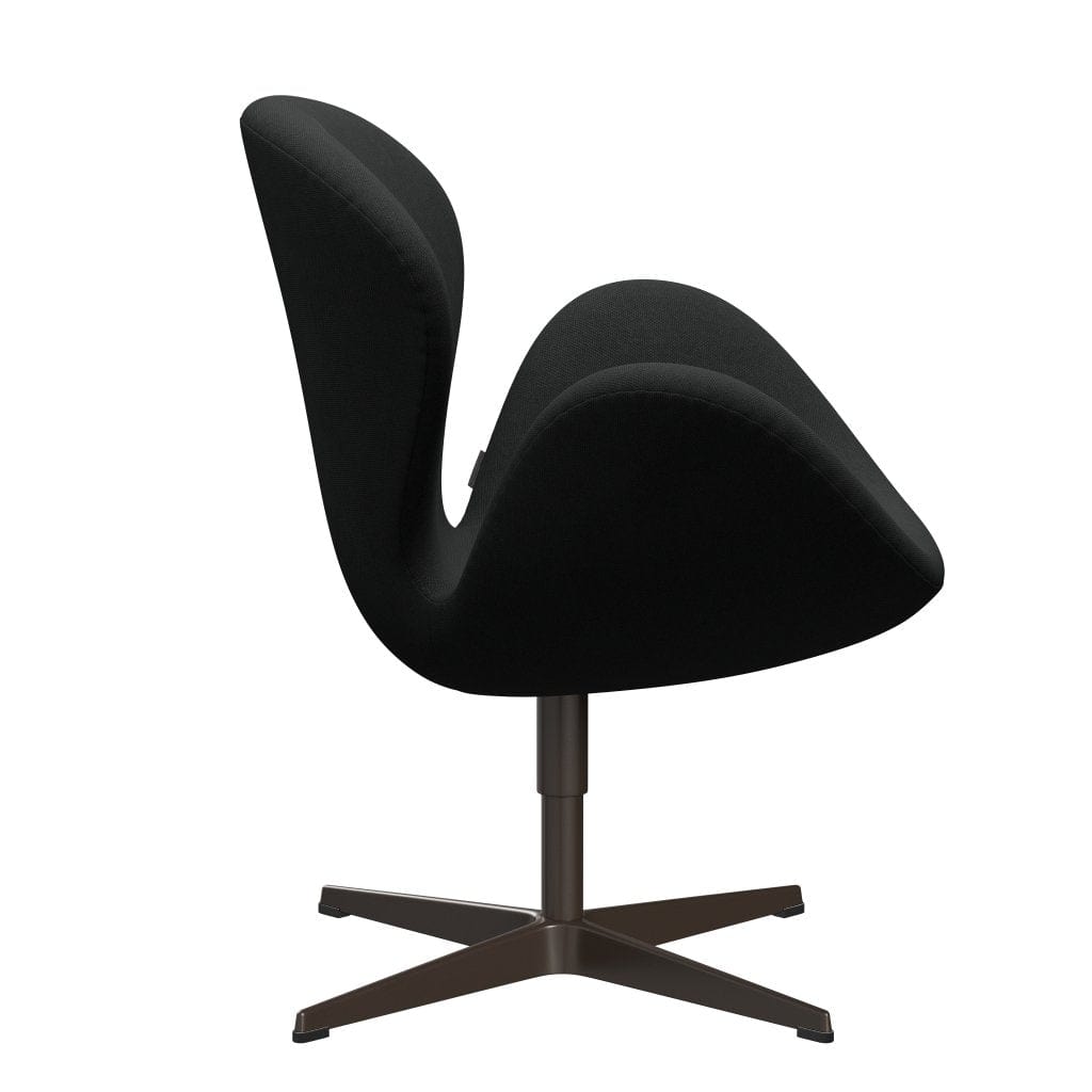 Fritz Hansen Swan Lounge Chair, Brown Bronze/Steelcut tmavě hnědá (380)