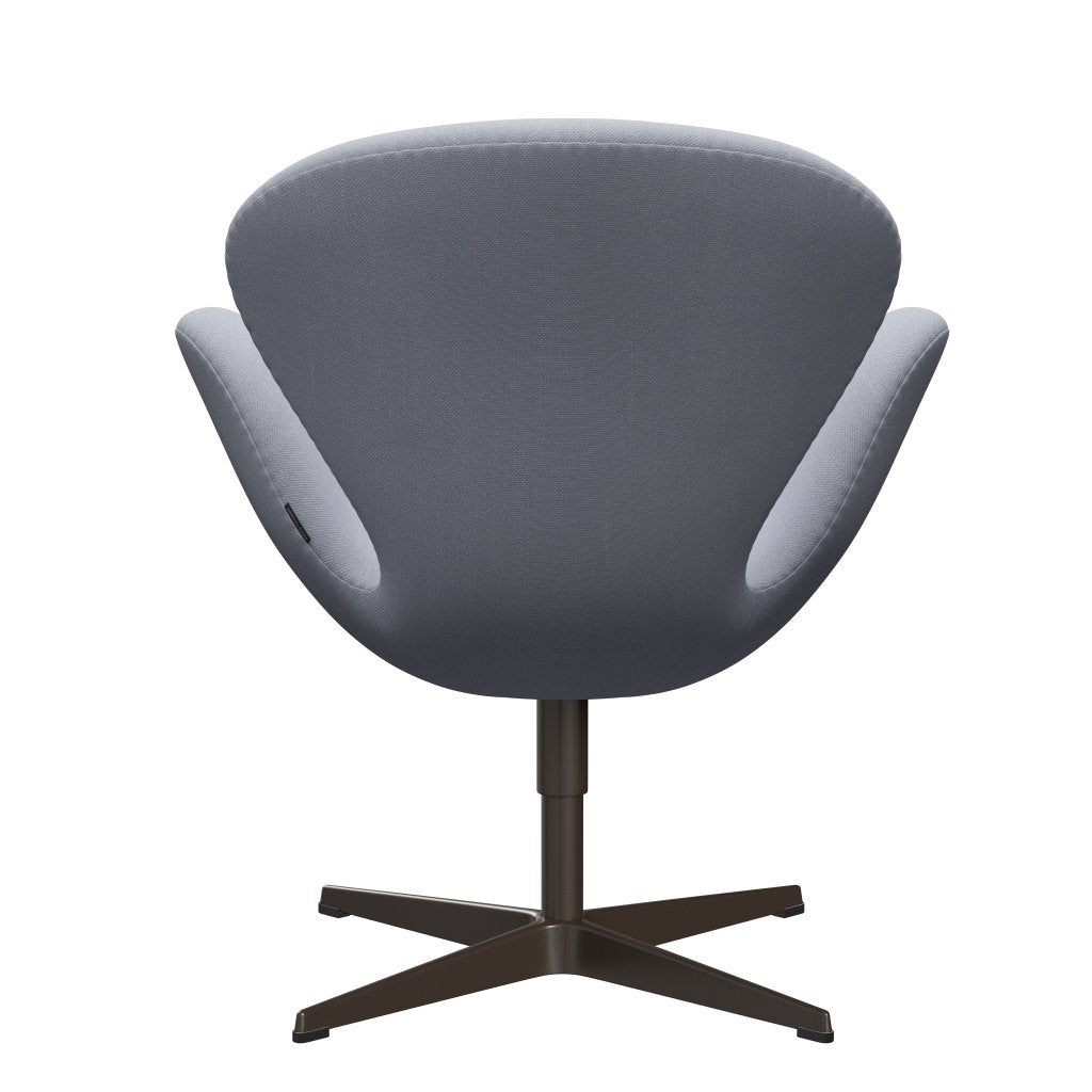 Fritz Hansen Swan Lounge Chair, Brown Bronze/Steelcut Mouse Grey