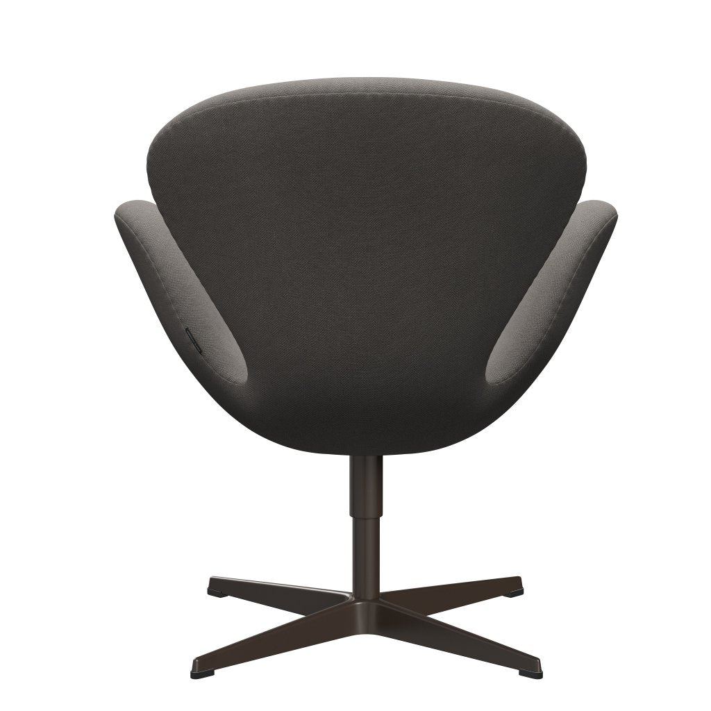 Fritz Hansen Swan Lounge Chair, Brown Bronze/Steelcut střední šedá