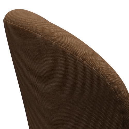 Fritz Hansen Swan Lounge Chair, Brown Bronze/Steelcut čokoládové světlo