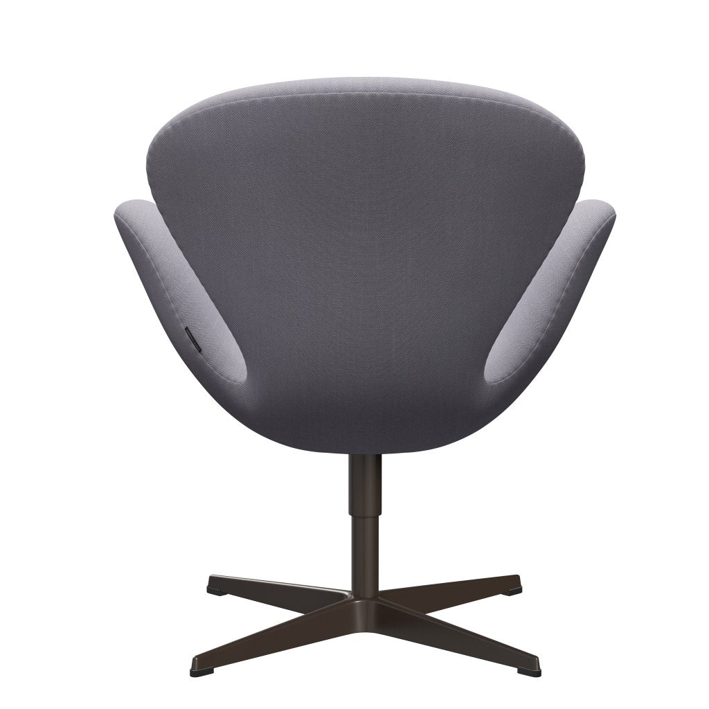 Fritz Hansen Swan Lounge Chair, Brown Bronz/Steelcut Sibris Grey Light