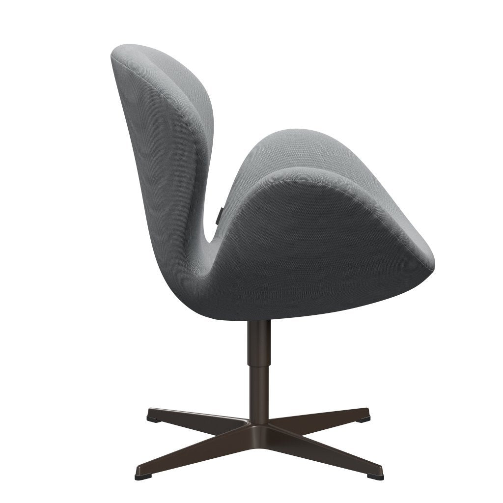 Fritz Hansen Swan Lounge Chair, Brown Bronze/Steelcut Trio Beige