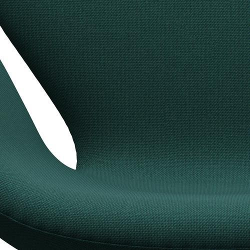 Fritz Hansen Swan Lounge Chair, Brown Bronze/Steelcut Trio Dark Green