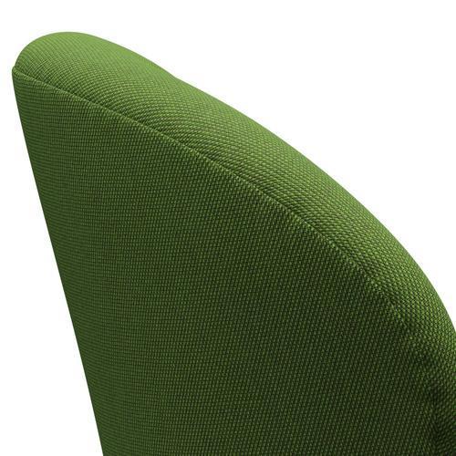 Fritz Hansen Swan Lounge Chair, Brown Bronze/Steelcut Trio Grass Green