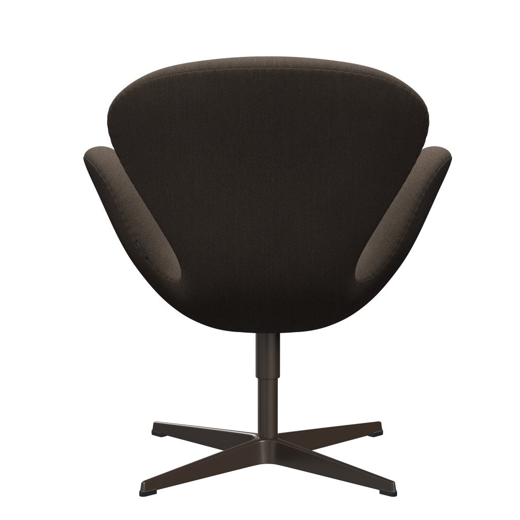 Fritz Hansen Swan Lounge Chair, Brown Bronze/Steelcut trio šedá/hnědá