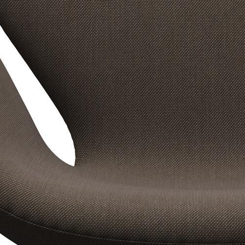 Fritz Hansen Swan Lounge Chair, Brown Bronze/Steelcut trio šedá/hnědá