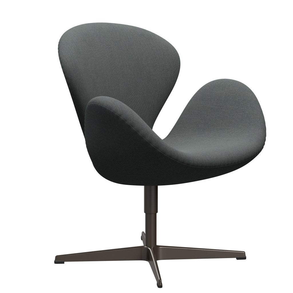 Lounge Fritz Hansen Swan Lounge, Brown Bronze/Steelcut Trio Coal