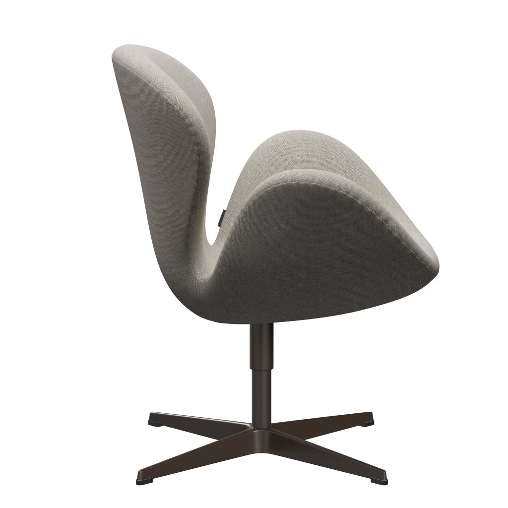 Lounge židle Fritz Hansen Swan, Brown Bronze/Sunniva Beige